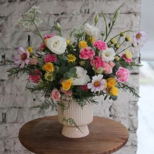 繽紛康乃馨鮮花盆