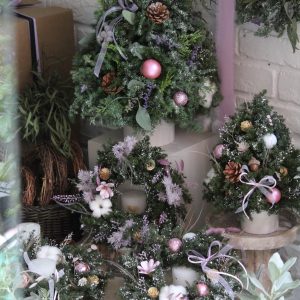 浪漫紫粉永生小雪樹 －迷你版