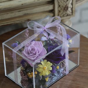 紫色壓克力珠寶盒