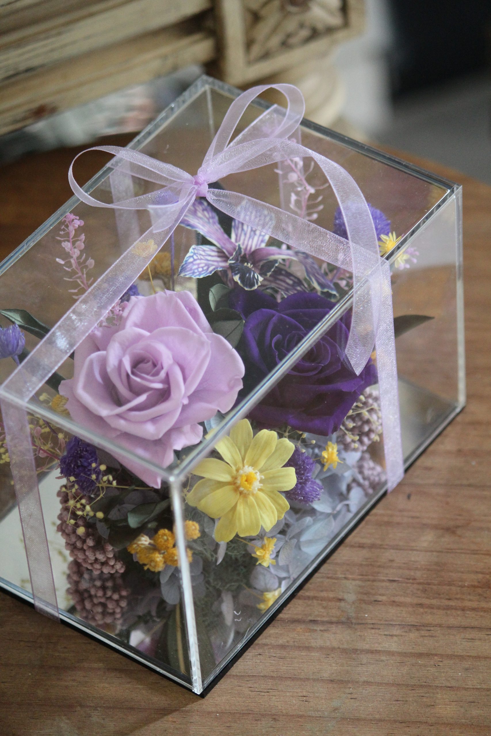 紫色壓克力珠寶盒:圖片 6