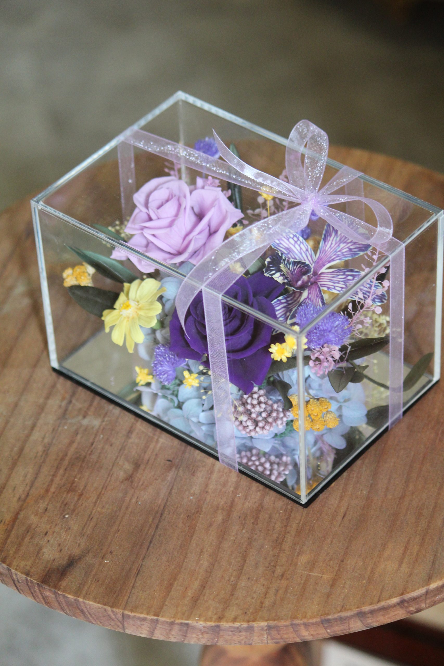 紫色壓克力珠寶盒:圖片 5