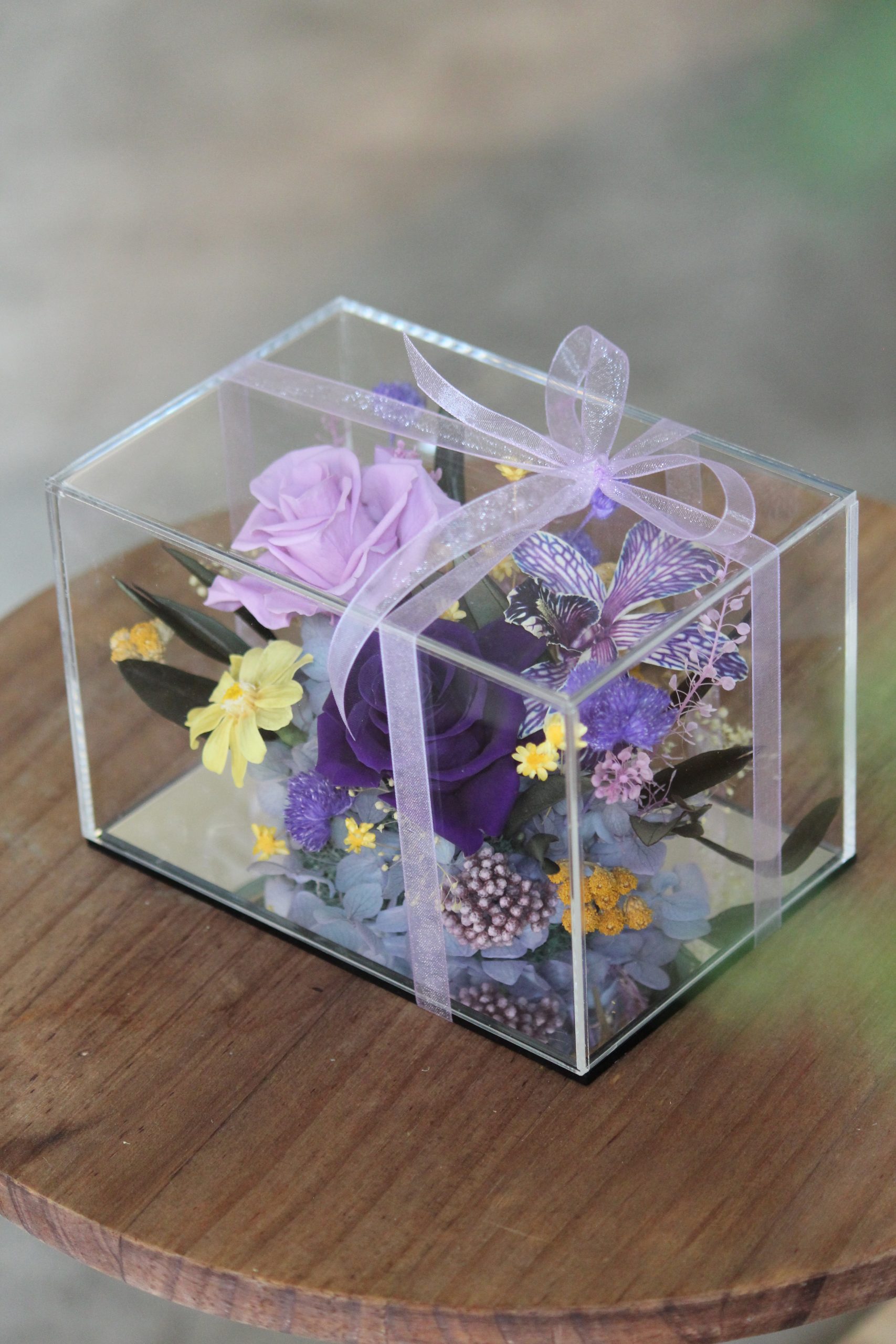 紫色壓克力珠寶盒:圖片 3