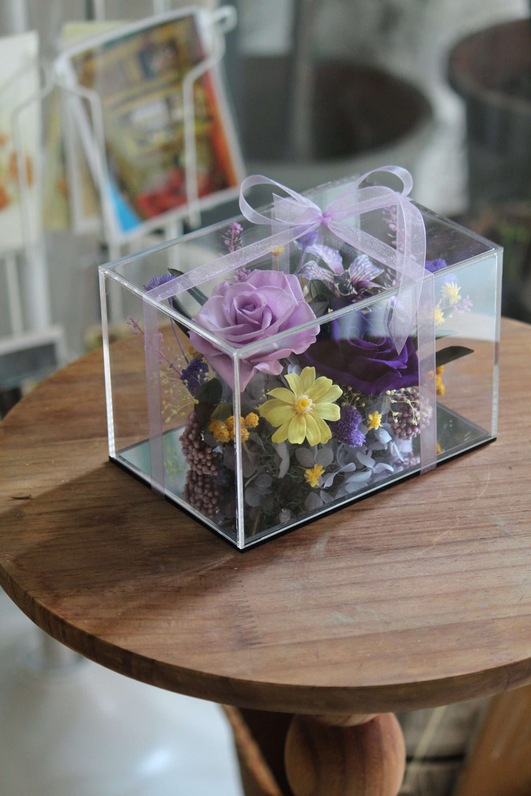 紫色壓克力珠寶盒:圖片 2