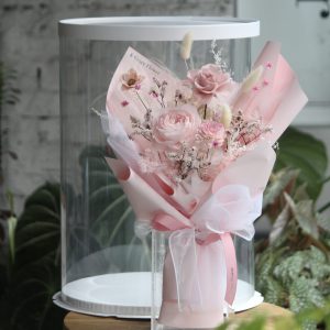 【情人專屬】夢幻芭蕾玫瑰永生花束