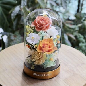 【午後的紅茶】永生玫瑰金屬花盅