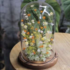 【春天的氣息】雛菊花園玻璃大花盅