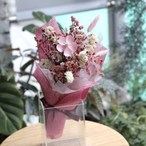 【遇見浪漫】蜜粉包裝 x 永生乾燥花束