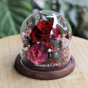 【只屬於妳】永生玫瑰花盅中型