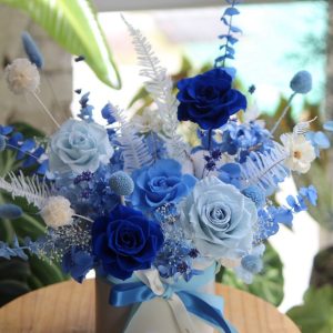 蔚藍玫瑰永生開幕花禮