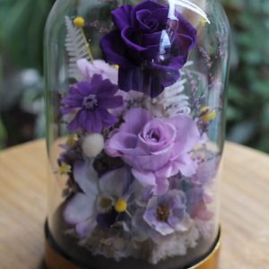 【星辰浪漫】玫瑰永生金屬花盅｜Bloom & Grace 深夜取花