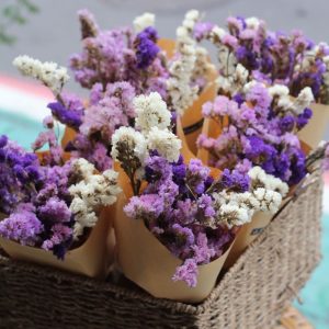 紫色星辰｜牛皮紙乾燥永生花束｜Bloom & Grace 深夜取花